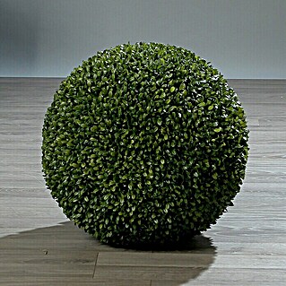 Kunstpflanze Buchskugel (Durchmesser: 45 cm, Kunststoff, Grün)