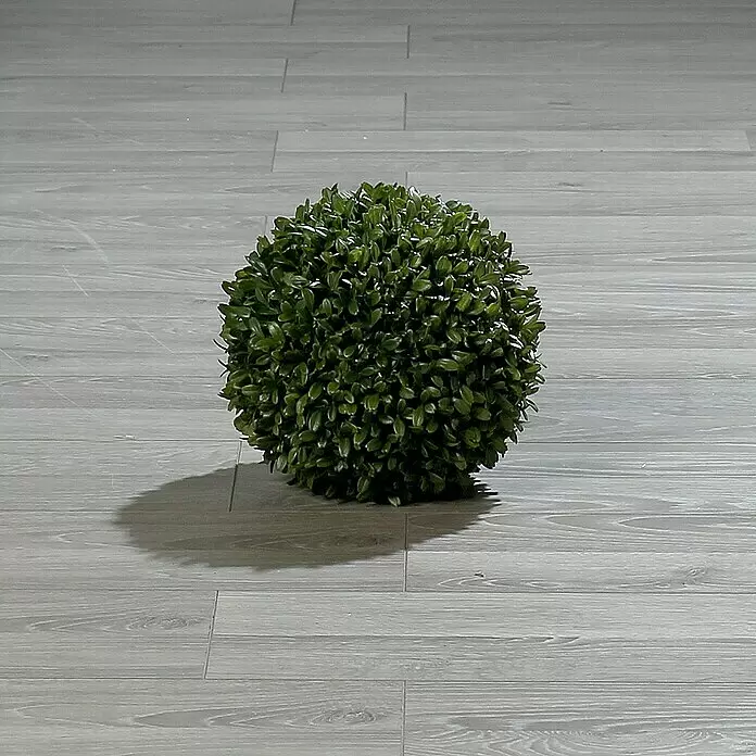 Kunstpflanze Buchskugel - Durchmesser: 22 cm, Kunststoff, Grün - Stimmungsaufnahme