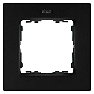Simon 82 Marco Concept (Negro, Modelo de mecanismos: x 1, Plástico, Ubicar)