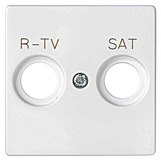 Simon 82 Tapa para mecanismo TV/SAT Concept (Blanco, Plástico, IP20, En pared)