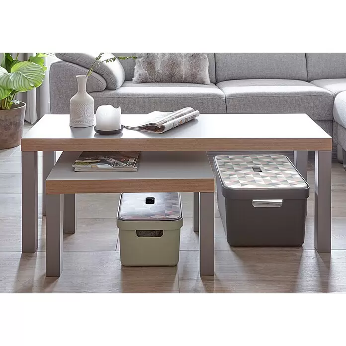 Sunware Aufbewahrungsbox Sigma Home - L x B x H: 35 x 24,6 x 18,3 cm, Kunststoff, Blaugrau - Stimmungsaufnahme