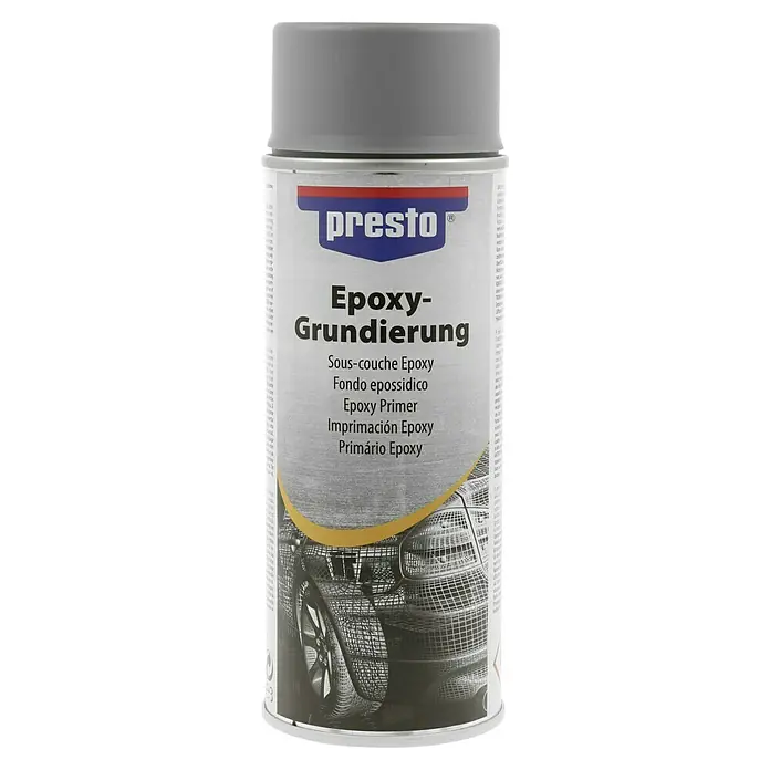 Presto Epoxy Grundierung - 400 ml - Dose Presto Epoxy-Grundierung, ideal für die Vorbereitung von Oberflächen. Schützt vor Korrosion und sorgt für eine optimale Haftung.