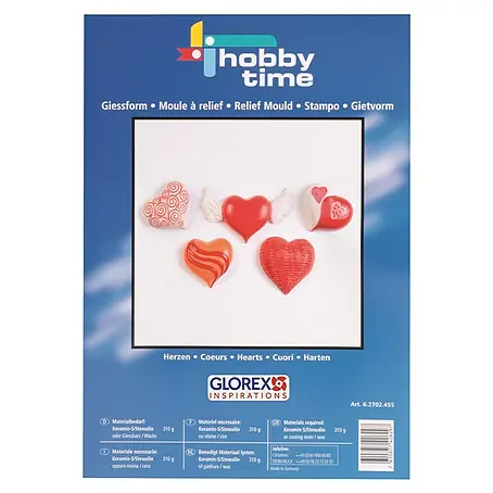 Glorex  Gießform Herzen