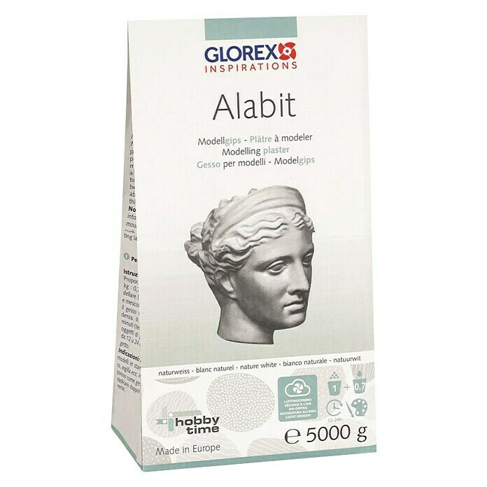 Glorex Modelliergips Alabit (5 kg, Naturweiß) | BAUHAUS