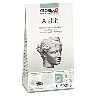 Glorex Modelliergips Alabit (5 kg, Naturweiß)