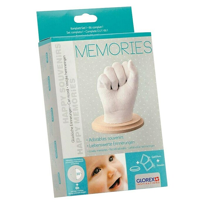 Glorex Bastel-Set Geschenkpackung Memories (26 x 15,2 x 5 cm, Weiß) | BAUHAUS