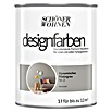 SCHÖNER WOHNEN-Farbe Wandfarbe Designfarbe (Dynamisches Platingrau, Matt, 1 l, Konservierungsmittelfrei) | BAUHAUS