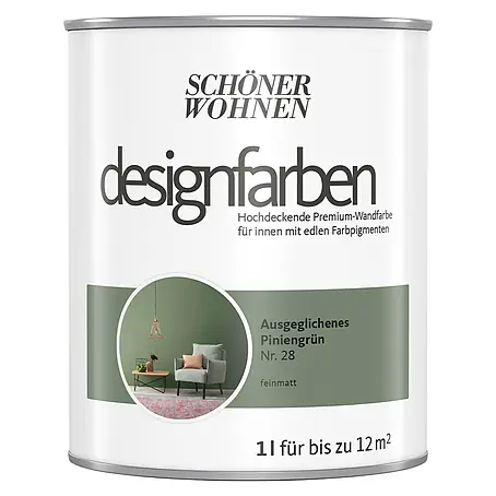 SCHÖNER WOHNEN-Farbe  Wandfarbe Designfarbe