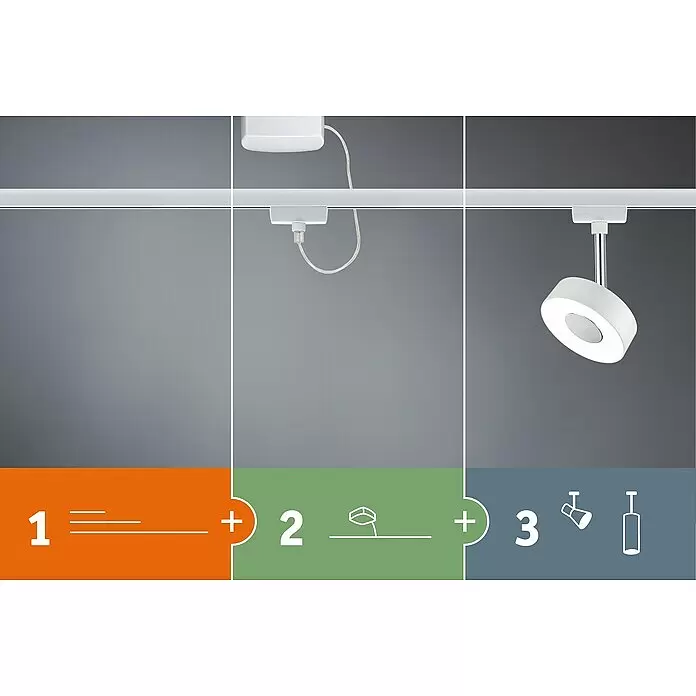 Paulmann URail LED-Leuchte Pedal5 W, Weiß, L x B x H: 175 x 50 x 48 mm Info