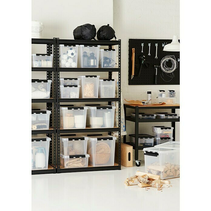 SmartStore Aufbewahrungsbox Classic 70L x B x H: 72 x 40 x 39 cm, Kunststoff, Transparent Mood Shot