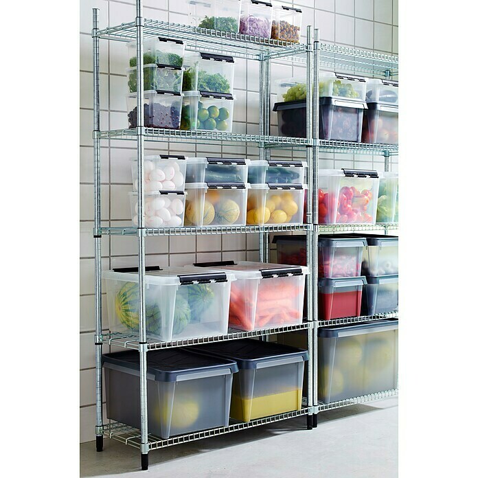 SmartStore Aufbewahrungsbox Classic 15L x B x H: 40 x 30 x 19 cm, Kunststoff, Transparent Mood Shot