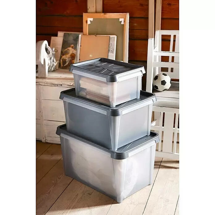 SmartStore Aufbewahrungsbox Dry 55 - 55 l, Lebensmittelecht, Wasserdicht, Stapelbar - Stimmungsaufnahme