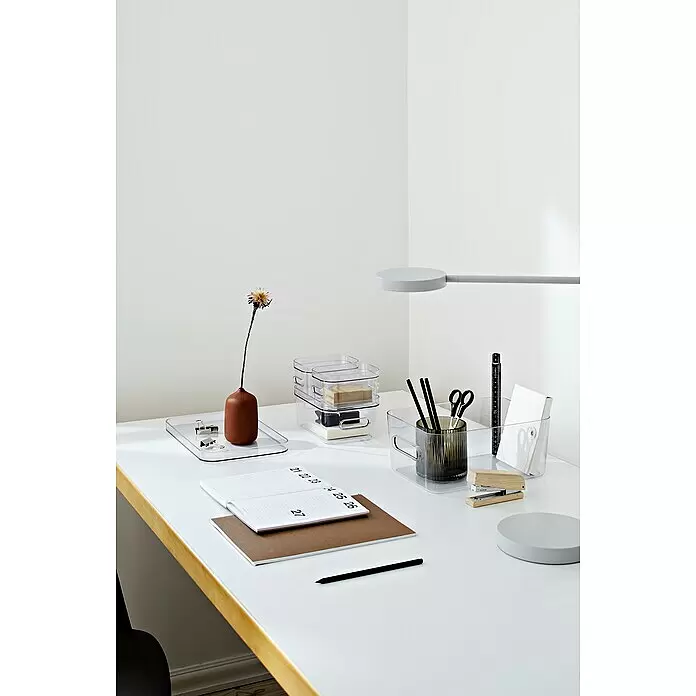 SmartStore Aufbewahrungsbox Compact - L x B x H: 14,5 x 9 x 6 cm, Kunststoff, Transparent - Stimmungsaufnahme
