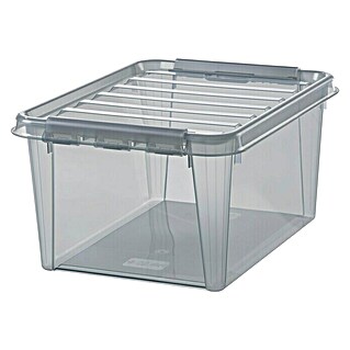 SmartStore Aufbewahrungsbox (L x B x H: 50 x 39 x 26 cm, Kunststoff, Grau)