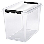 SmartStore Aufbewahrungsbox (L x B x H: 60 x 43 x 40 cm, Kunststoff, Transparent)
