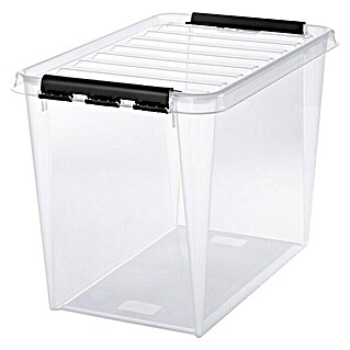SmartStore Aufbewahrungsbox Classic (L x B x H: 60 x 43 x 40 cm, Kunststoff, Transparent)