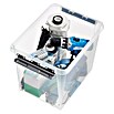 SmartStore Aufbewahrungsbox (L x B x H: 40 x 30 x 32 cm, Kunststoff, Transparent)