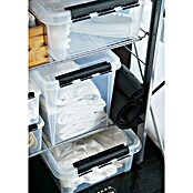 SmartStore Aufbewahrungsbox Classic (L x B x H: 50 x 39 x 18 cm, Kunststoff, Transparent)