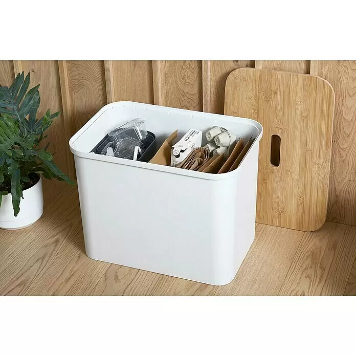 SmartStore Collect Mülltrennsystem - 76 l, Kunststoff, Weiß - Stimmungsaufnahme