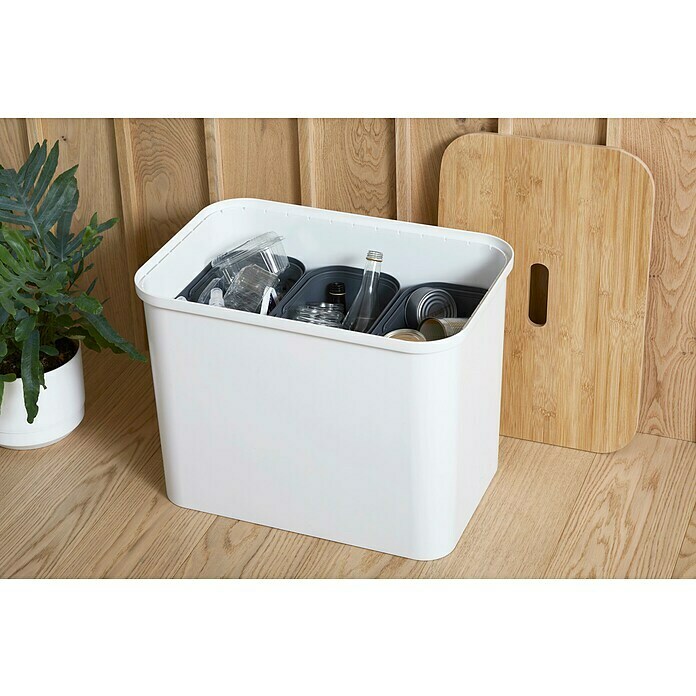 SmartStore Collect Mülltrennsystem (13 l, Kunststoff, Grau) | BAUHAUS