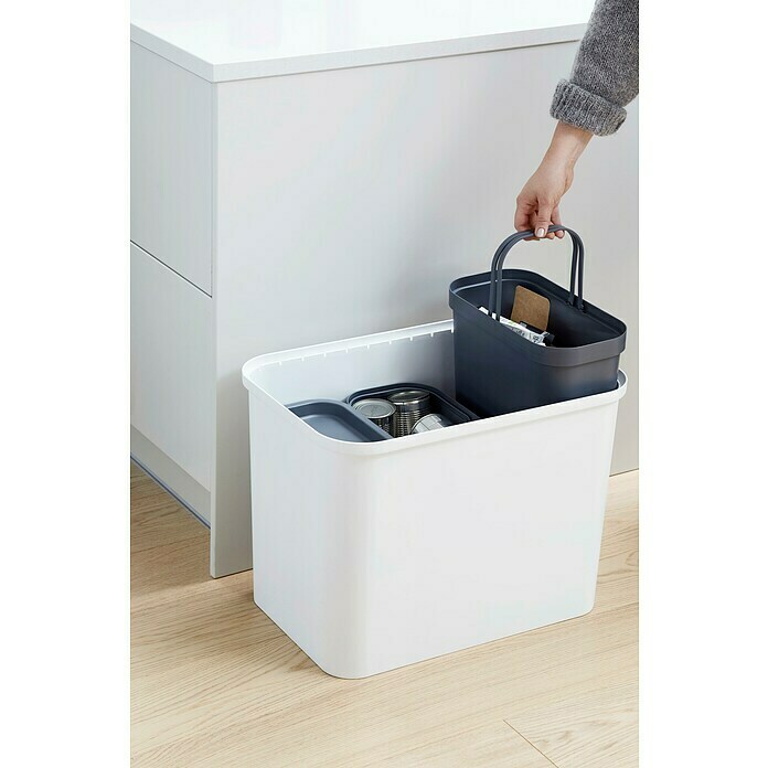 SmartStore Collect Mülltrennsystem (13 l, Kunststoff, Grau) | BAUHAUS