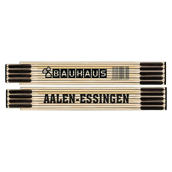 BAUHAUS Zollstock - AALEN-ESSINGEN - Klappmetermaß von Bauhaus Aalen-Essingen in beige, perfekt für Messungen aller Art. Praktisch und robust.