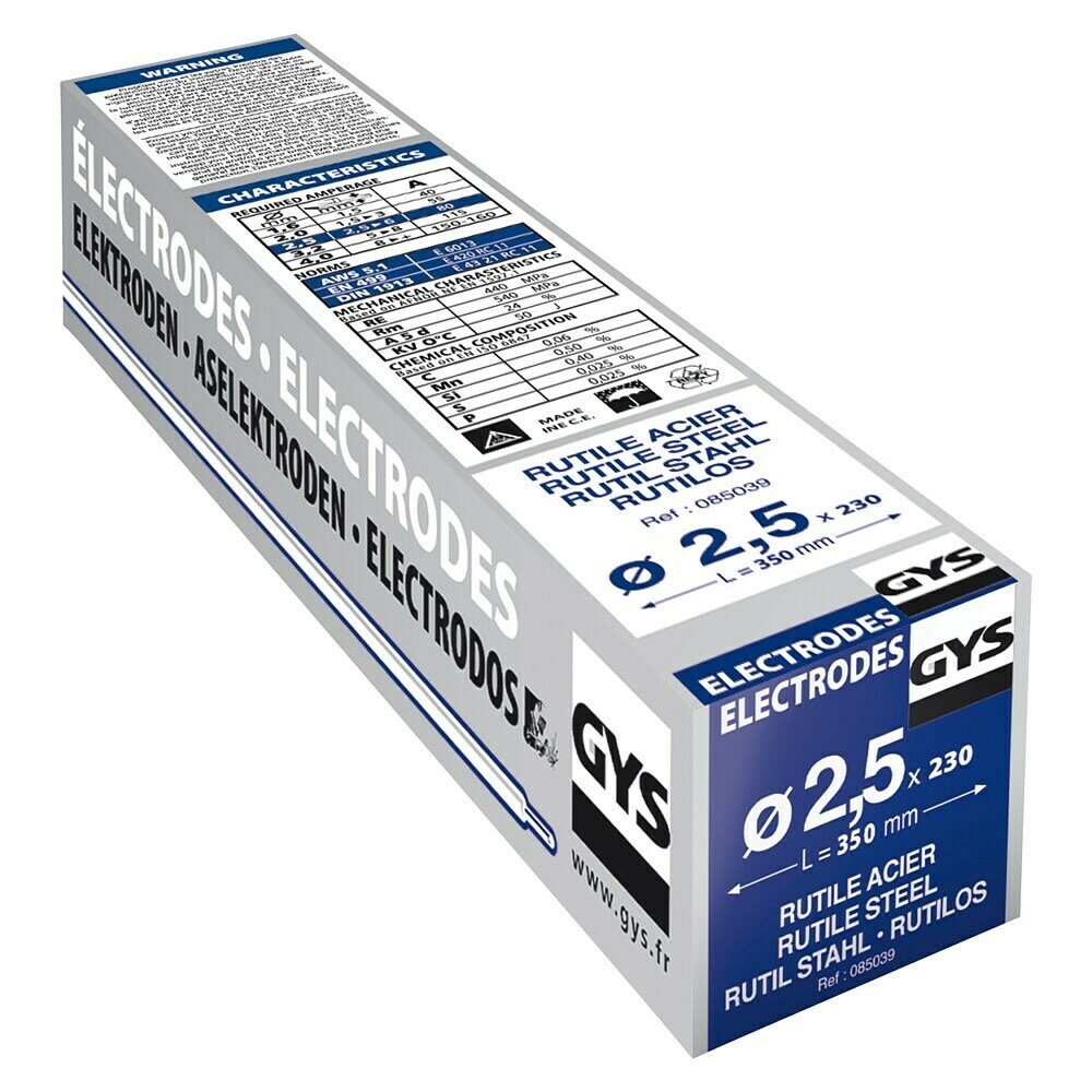 Laselektrode 2,5mm 5kg Rutiel - A.D.R. Spierings