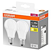 Osram Bombilla LED (E27, No regulable, Blanco cálido, 806 lm, 8,5 W, 2 ud.) | BAUHAUS