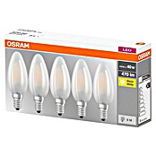 Osram Retrofit LED-Lampen Set Classic B (E14, Nicht Dimmbar, Warmweiß, 470 lm, 4 W, 5 Stk.) | BAUHAUS