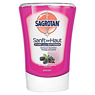 Sagrotan No-Touch Flüssigseife (Brombeere & Waldfrüchte, 250 ml, Nachfüllflasche)