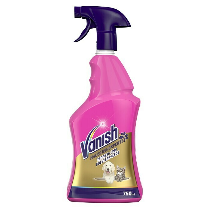 Vanish Haustier-Experte Teppichreiniger Spray750 ml, Sprühflasche Front View