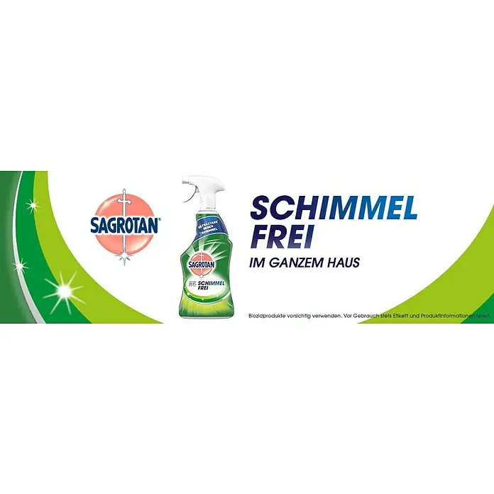 Sagrotan Schimmelspray Schimmel-Frei - 750 ml, Sprühflasche - Sagrotan Schimmel Frei: Der Schimmelentferner für das ganze Haus. Beseitigt zuverlässig Schimmel und sorgt für hygienische Sauberkeit.