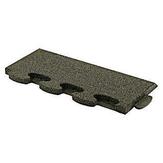 Gum-tech Fallschutzmatte Puzzle Mat 3D (Schwarz, L x B x H: 55 x 25 x 3 cm)