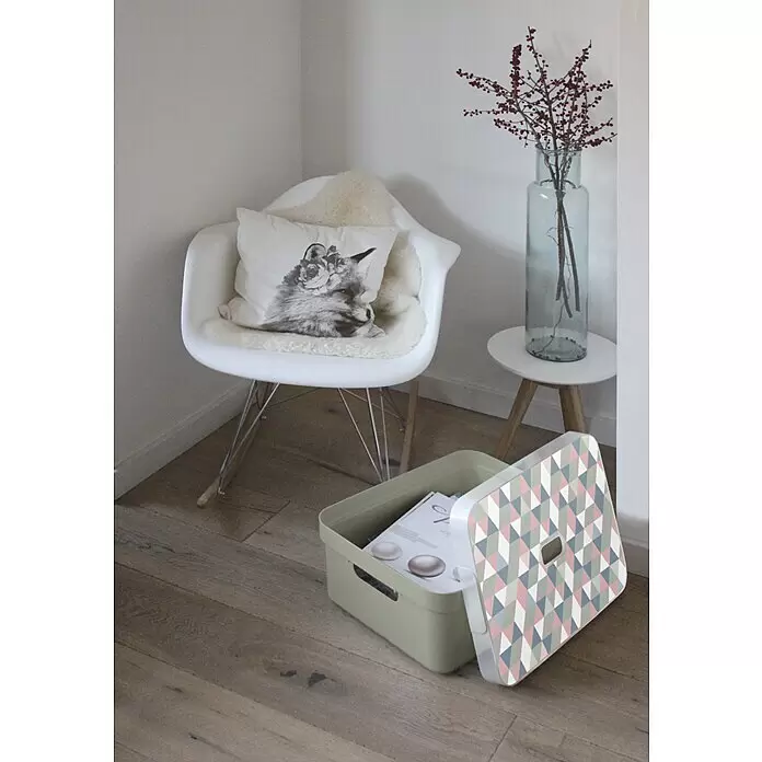 Sunware Aufbewahrungsbox Sigma Home - L x B x H: 25,2 x 17,5 x 12,2 cm, Kunststoff, Hellgrün - Stimmungsaufnahme
