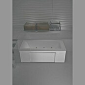 Bañera de hidromasaje Line agua + aire (L x An: 70 x 170 cm, Acrílico sanitario, Blanco)