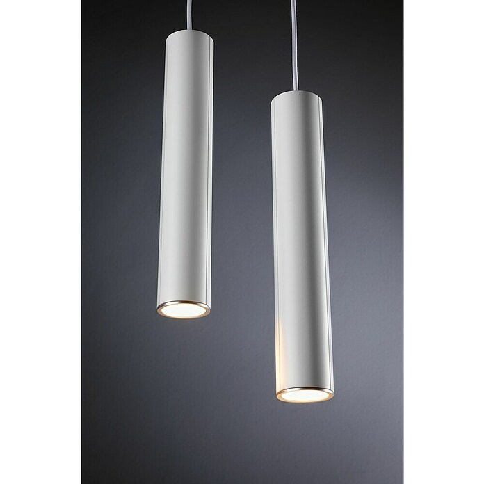 Paulmann URail Lámpara colgante Catalejo (Cromado mate, Altura: 160 cm) | BAUHAUS