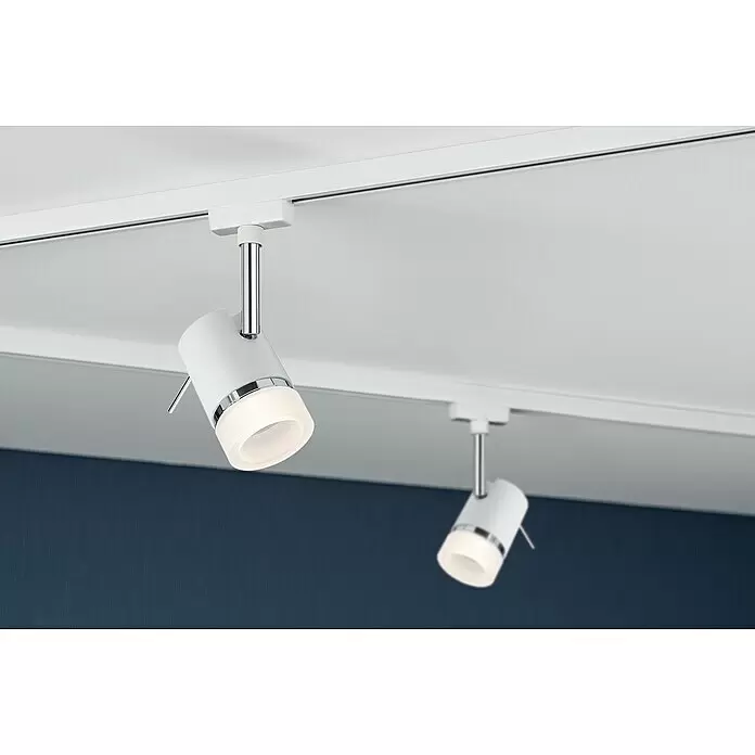 Paulmann URail LED-Spot Pipe - GU10, Weiß, Chrom - Stimmungsaufnahme