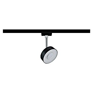 Paulmann URail LED-Spot Circle (5 W, Schwarz, Chrom, Neutralweiß)