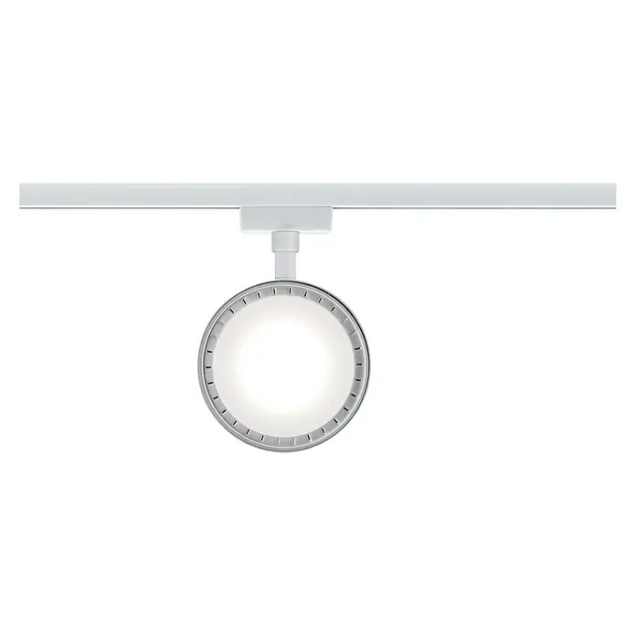 Paulmann URail LED-Spot Hemi - 5 W, Weiß, L x B x H: 56 x 100 x 170 mm - Helle LED-Schienenleuchte in Weiß, die modernes Design und effiziente Beleuchtung kombiniert. Optimal für flexible Lichtkonzepte.