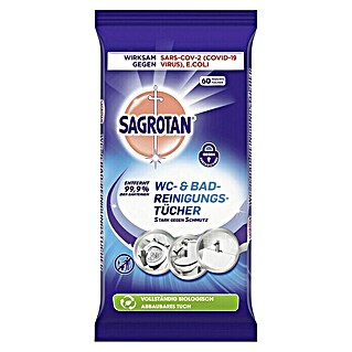Sagrotan Feuchte Reinigungstücher WC & Bad (60 Stk.)