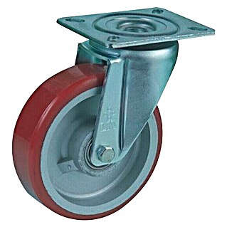 Zakretni kotač za transportna kolica (Promjer kotačića: 125 mm, Nosivost: 300 kg, Kuglični ležaj)