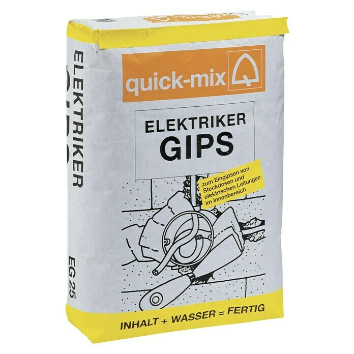 Quick-Mix Elektrikergips25 kg Front View