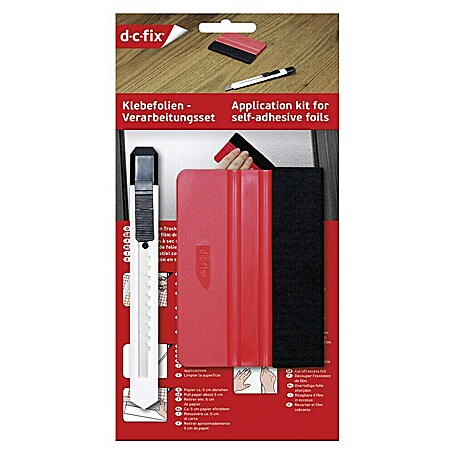 D-c-fix Verarbeitungs-Set (1 x Rakel, 1 x Cuttermesser)