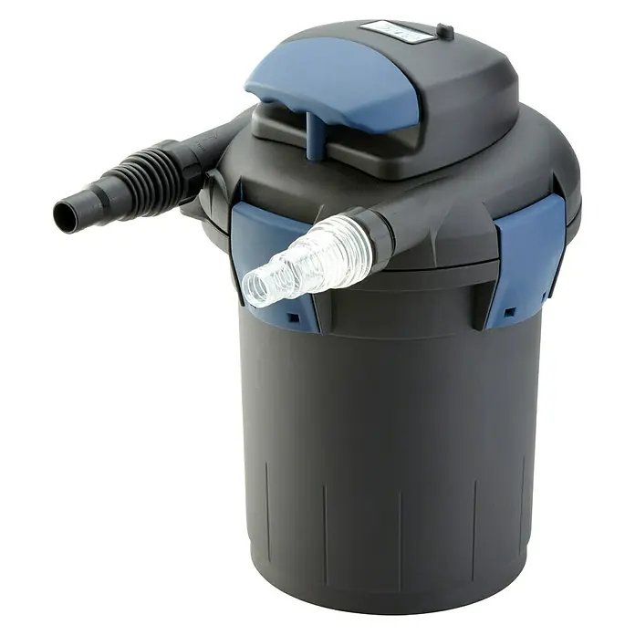 Oase Druckfilter BioPress Set 4000 - 25 W, Teichgröße: 4 m³ - Außenfilter für Aquarien, ideal zur Reinigung und Filterung von Aquarienwasser. Sorgt für klares und gesundes Wasser für Fische und Pflanzen.