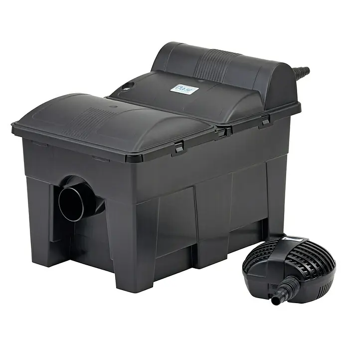 Oase BioSmart Durchlauffilter Set 14000 - 70 W, Teichgröße: 14 m³ - Oase Bioclear 5000 Teichfilter mit Pumpe, ideal für Teiche bis zu 5000 Liter, sorgt für klares und gesundes Wasser.