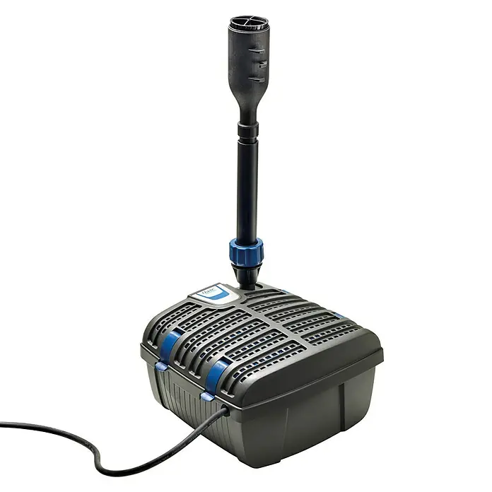 Oase Unterwasserfilter Filtral UVC 1500 - 5 W, Teichgröße: 1,5 m³ - Oase Filterpumpe für Teiche, mit Fontänenaufsatz. Ideal für die Reinigung und Belüftung von Gartenteichen.