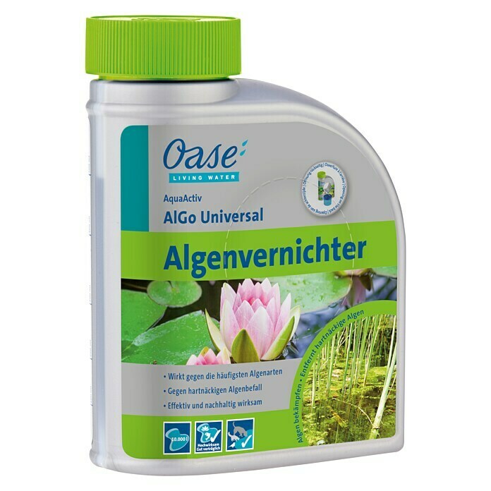 Oase AquaActiv Algenvernichter AlGo Universal500 ml Diagonal View