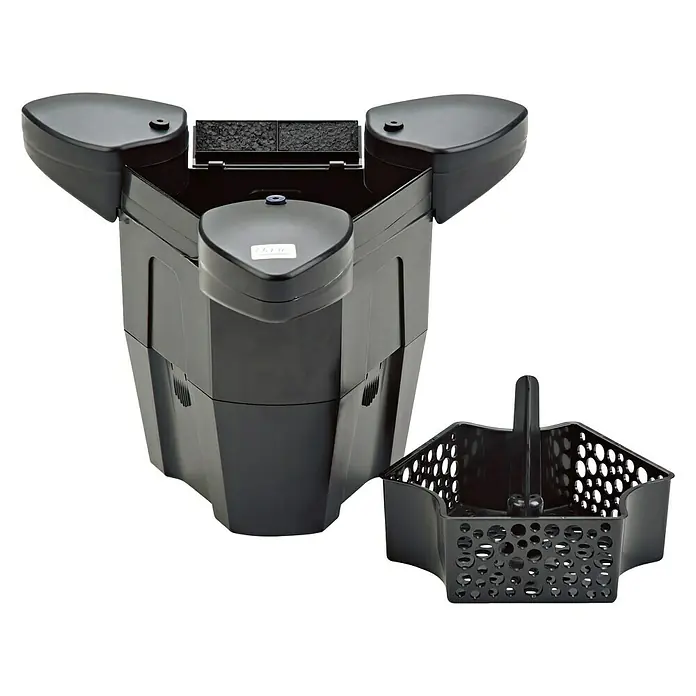 Oase Skimmer SwimSkim 25 - Leistungsaufnahme: 40 W, Fördermenge pro Std.: 2.500 l - Teichfilter-System mit mehreren Kammern zur effektiven Reinigung von Gartenteichwasser, inklusive Filterkorb.