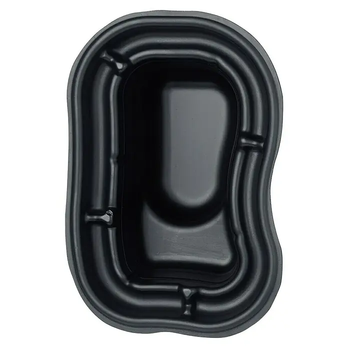 Oase Teichschale PE 250 - L x B x H: 135 x 92 x 54 cm, Fassungsvermögen: 250 l - Schwarze Teichform aus Kunststoff, ideal für die Gestaltung eines Gartenteichs. Die Form ist robust und langlebig und erleichtert den Teichbau.