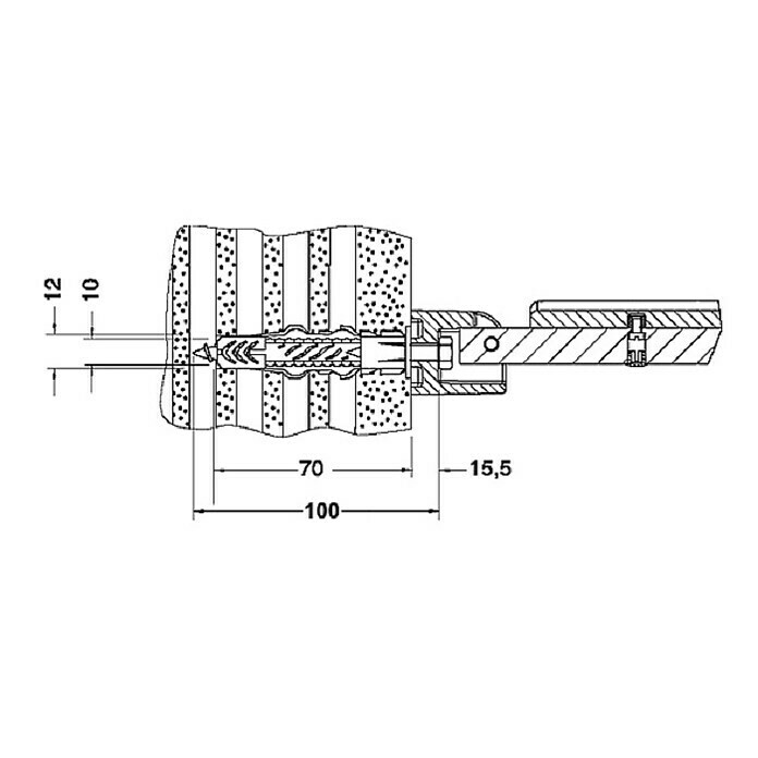 Keuco Plan Care Befestigungskit Set 34 -tlg. Sketch